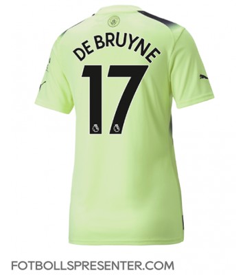 Manchester City Kevin De Bruyne #17 Tredje Matchtröja Dam 2022-23 Kortärmad